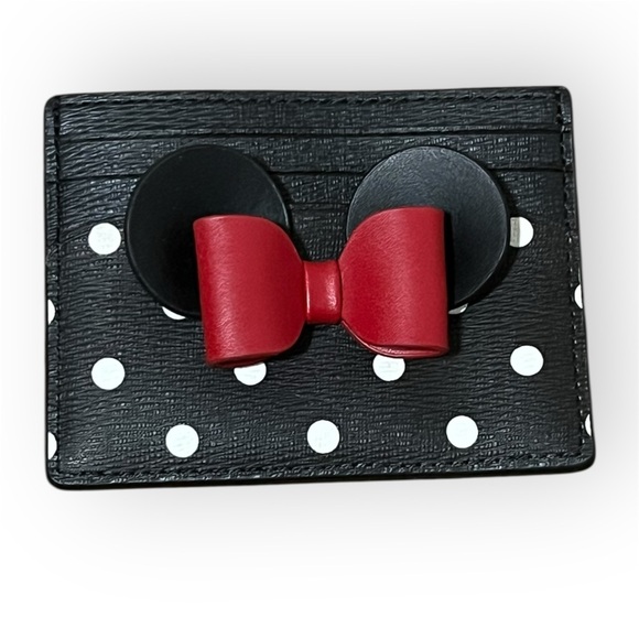 Disney X Kate Spade Minnie Mouse North South Flap Phone Crossbody & Card Holder - Picture 3 of 14